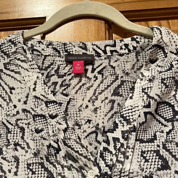 Vince Camuto snakeskin blouse - Picture 2 of 5